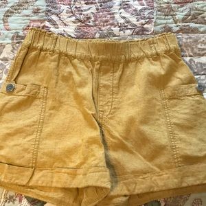 HEI HEI Anthropologie linen shorts